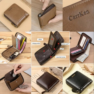 The Ultimate Men's Leather Wallet Collection – Now Available at BaBa Shee!