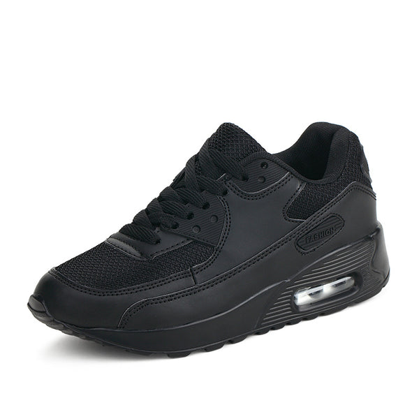 Women's Korean Style Running Shoes - Thick-Soled Lightweight Sports Sneakers
