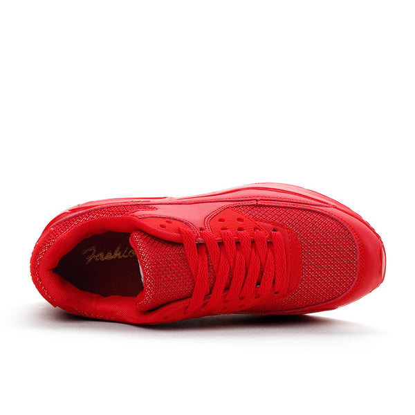 Women's Korean Style Running Shoes - Thick-Soled Lightweight Sports Sneakers