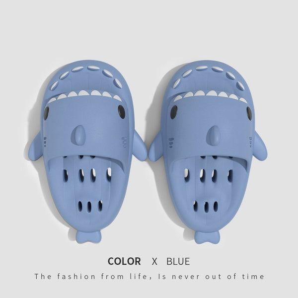 Shark Slides: Quick-Dry Non-Slip EVA Shower & Beach Sandals (Unisex)