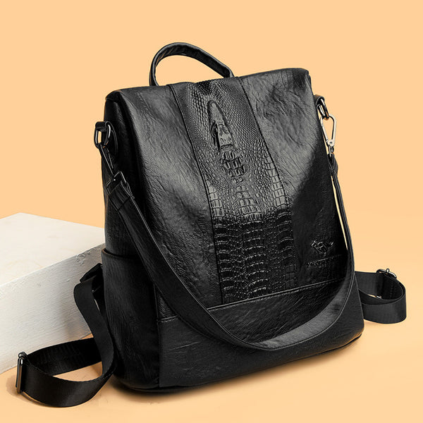 Women’s Large-Capacity Anti-Theft Handbag – Multi-Functional Waterproof Travel Shoulder Bag (21-Inch)