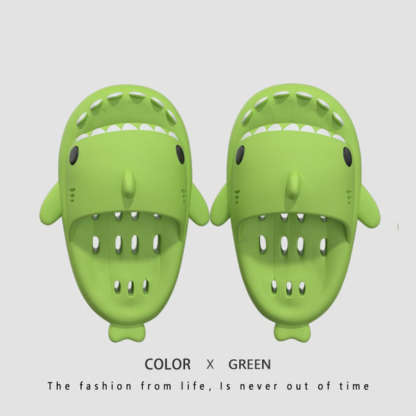 Shark Slides: Quick-Dry Non-Slip EVA Shower & Beach Sandals (Unisex)