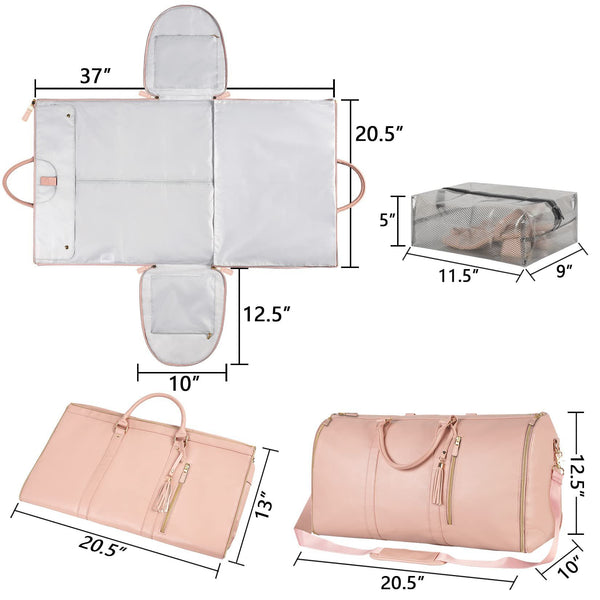 Large Capacity Travel Duffle & Folding Suit Bag for Women - BaBa Shee
