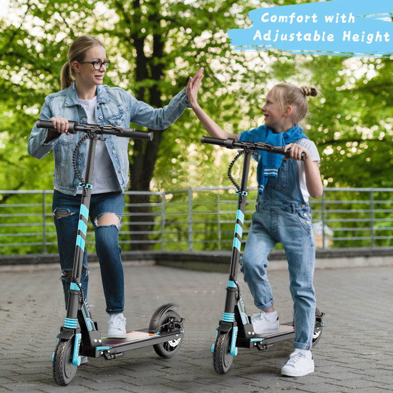 Kids electric scooter with adjustable height by BaBa Shee