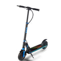 Black and blue kids electric scooter on a white background by BaBa Shee