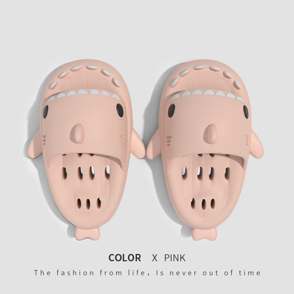 Shark Slides: Quick-Dry Non-Slip EVA Shower & Beach Sandals (Unisex)