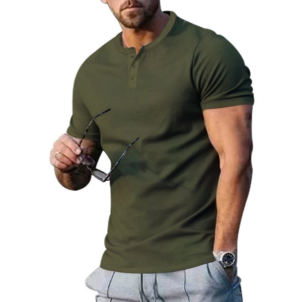 Men's Slim Fit Athleisure T-Shirt - Lightweight Polyester Gym, Sports & Casual Tee