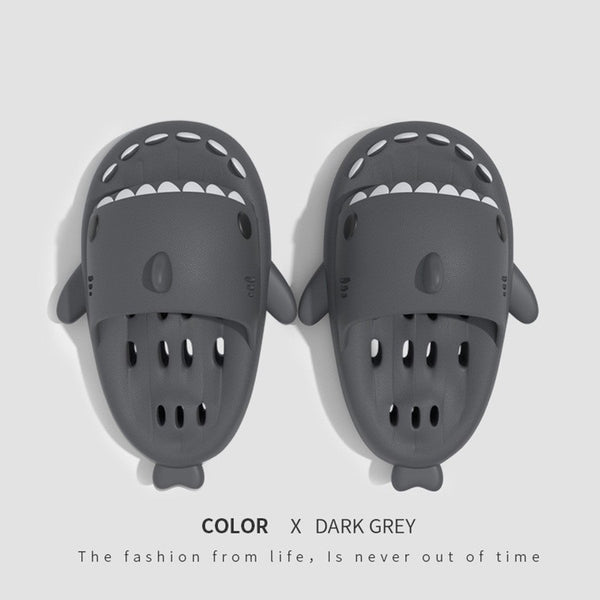 Shark Slides: Quick-Dry Non-Slip EVA Shower & Beach Sandals (Unisex)