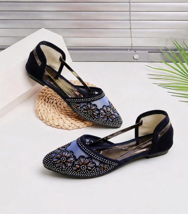 LADIES STYLISH NET KHUSA – New Eid Collection 2026 | Comfortable Soft Foam Sole Traditional Footwear