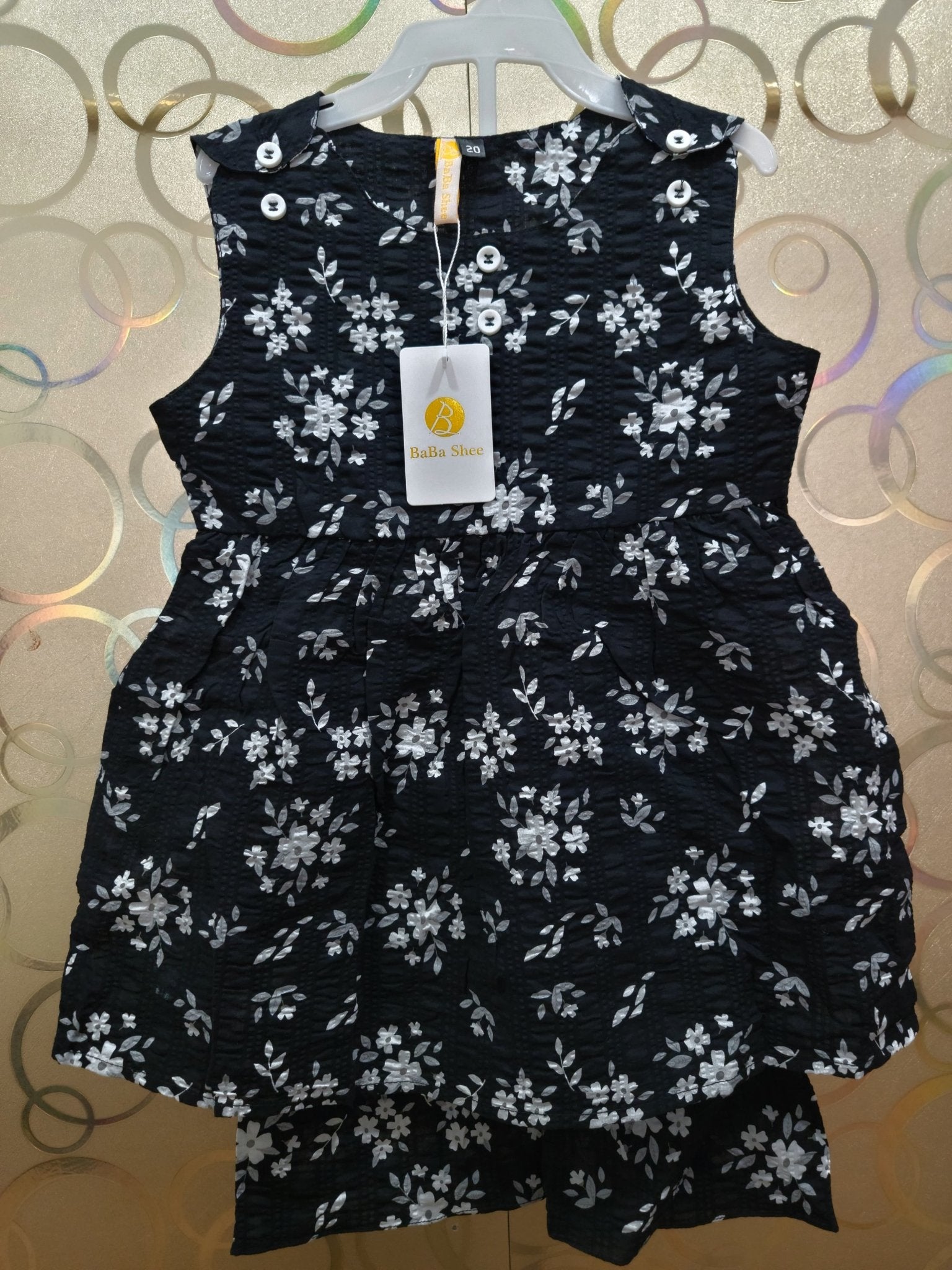 Sleeveless Cotton Frock - BaBa Shee