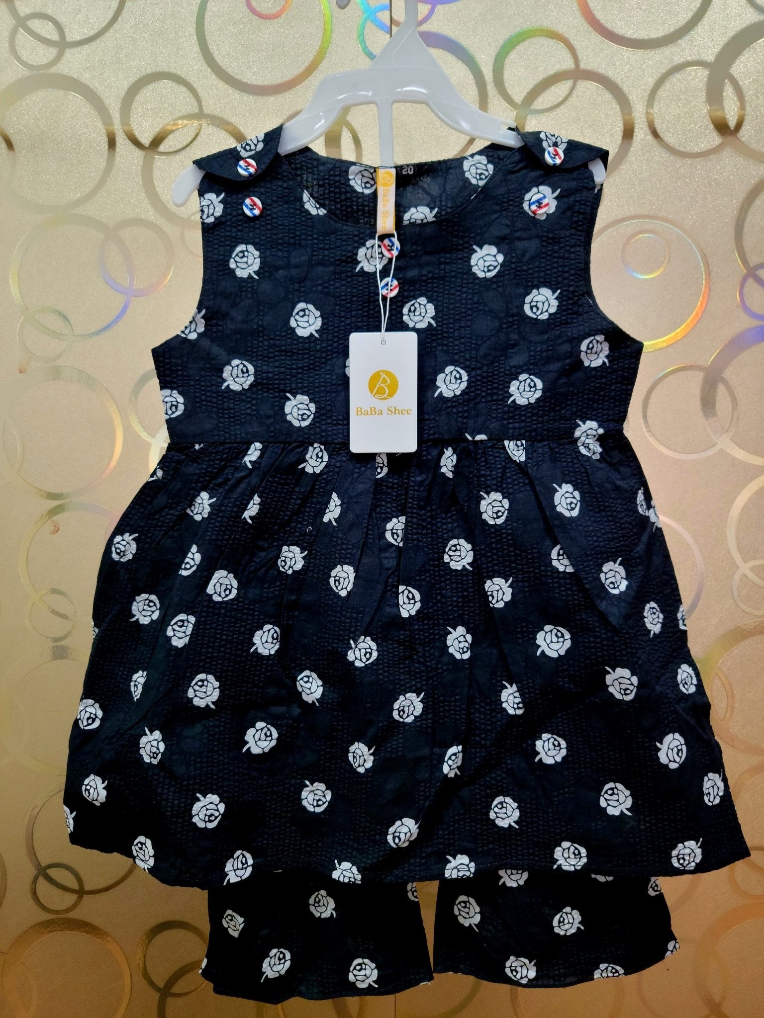 Sleeveless Cotton Frock - BaBa Shee