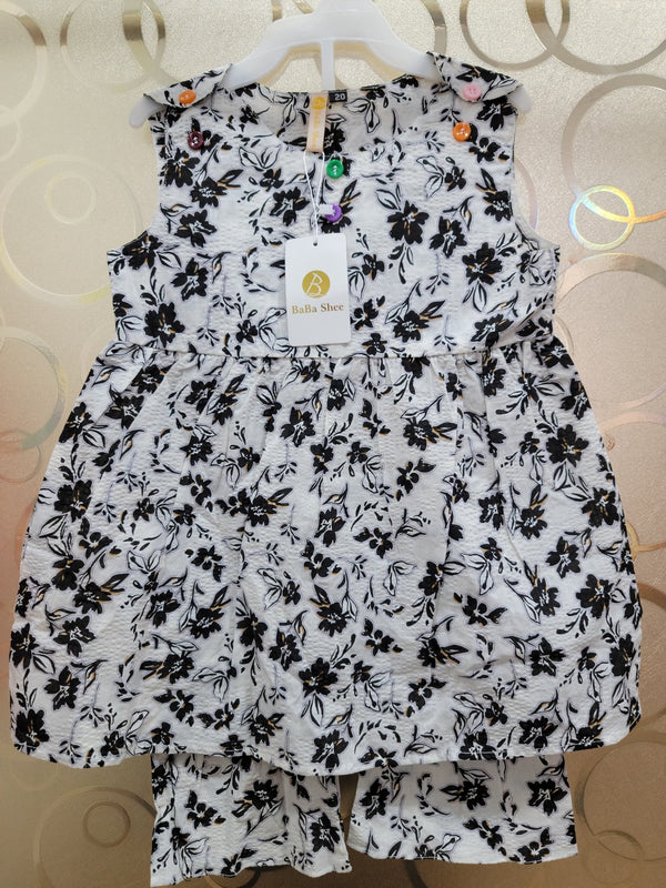 Sleeveless Cotton Frock