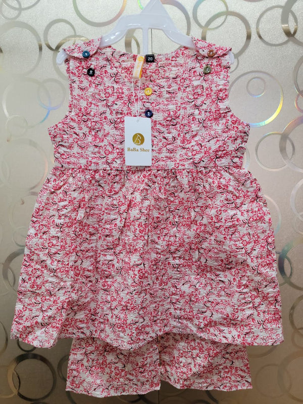Sleeveless Cotton Frock