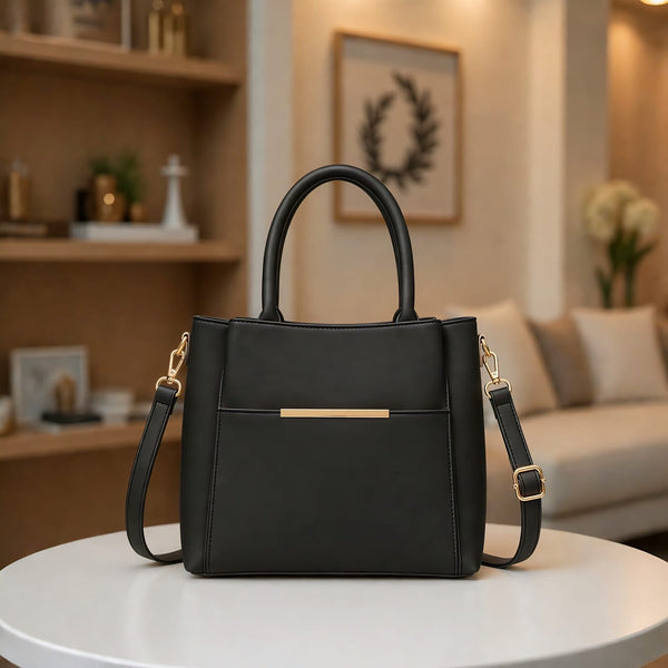 White Contrast Hand Bags